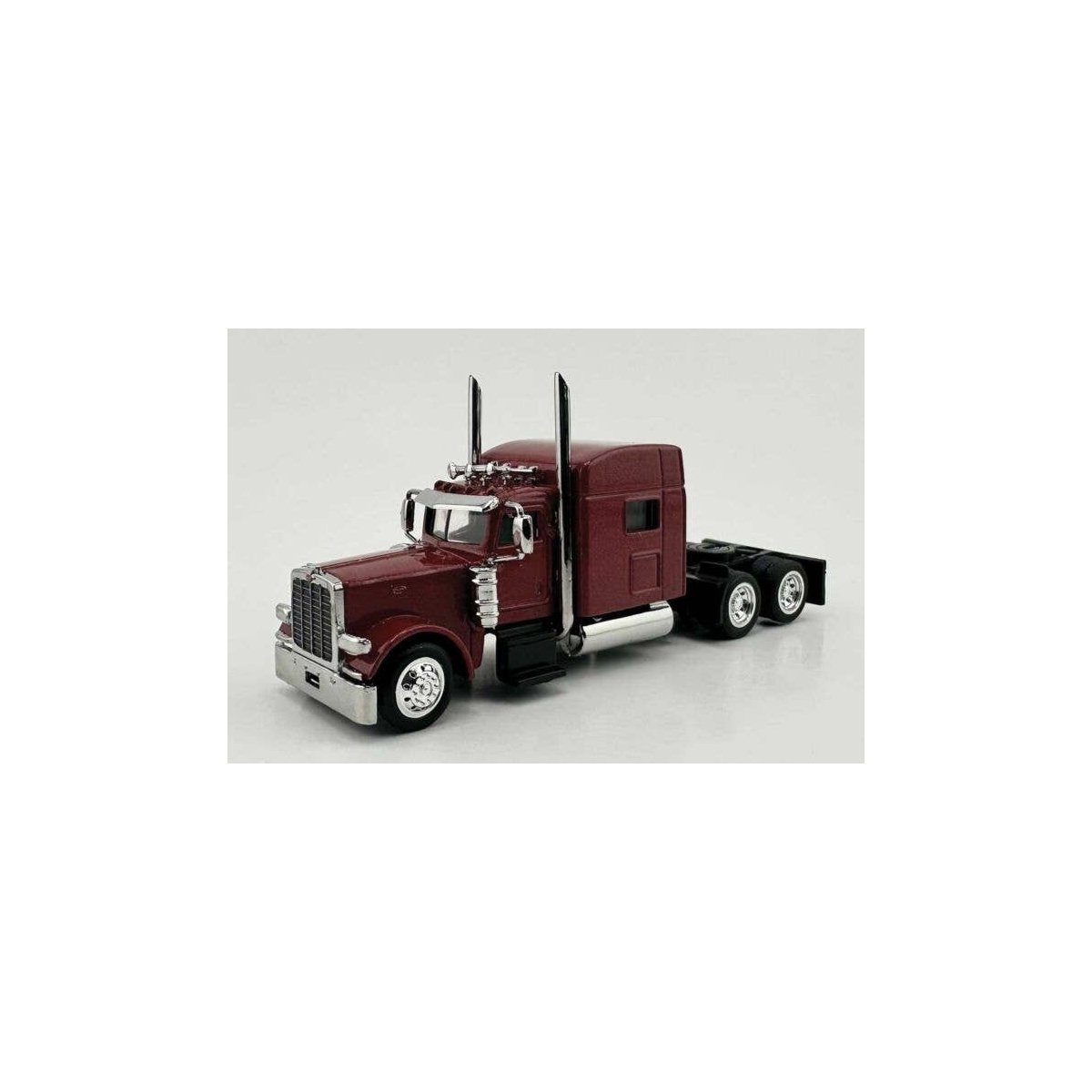 Peterbilt Sleeper Cab Tractor Only - Assembled -- Metallic Red, HO, HO Logistics Replicas 38901
