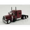 Peterbilt Sleeper Cab Tractor Only - Assembled -- Metallic Red, HO, HO Logistics Replicas 38901