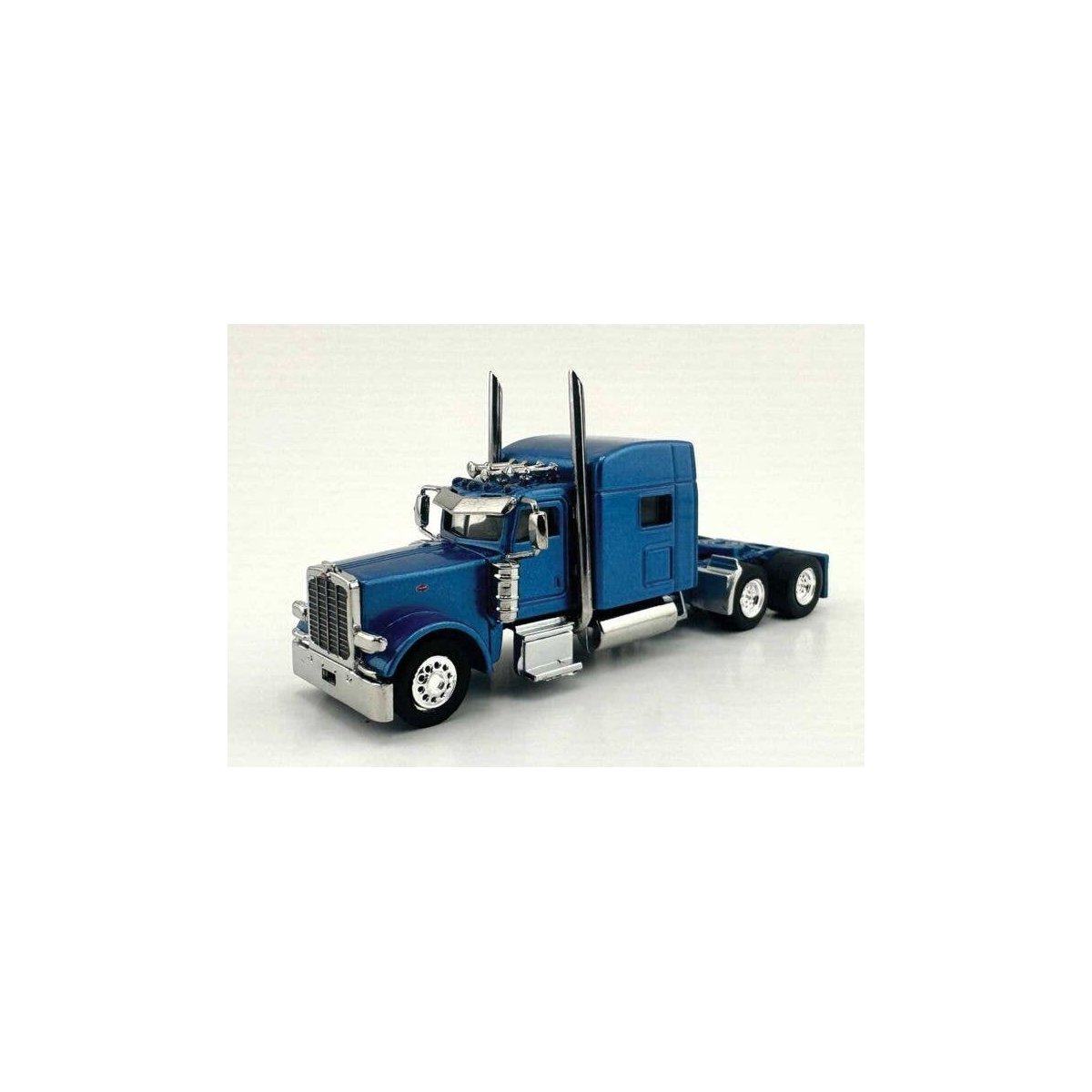 Peterbilt Sleeper Cab Tractor Only - Assembled -- Metallic Blue, HO, HO Logistics Replicas 38906