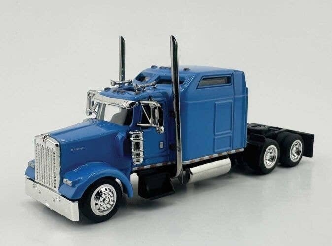 Kenworth W900 Sleeper Cab Tractor Only - Assembled -- Baby Blue, HO, HO Logistics Replicas W90000