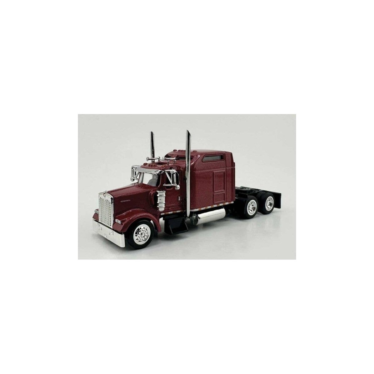 Kenworth W900 Sleeper Cab Tractor Only - Assembled -- Maroon, HO, HO Logistics Replicas W90001