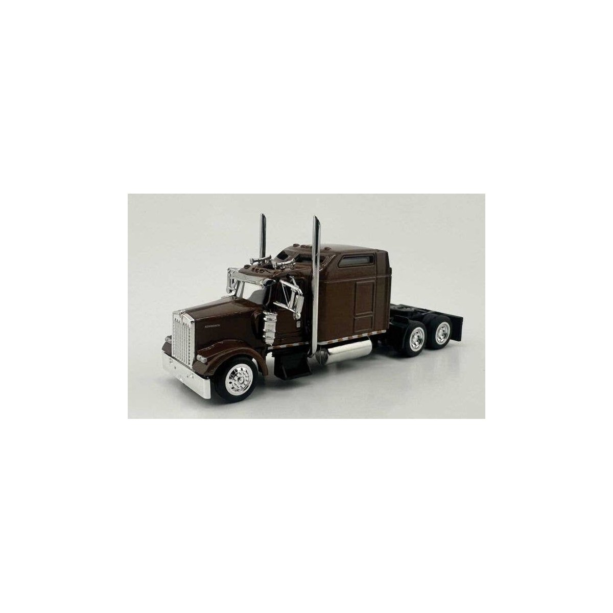 Kenworth W900 Sleeper Cab Tractor Only - Assembled -- Brown, HO, HO Logistics Replicas W90002