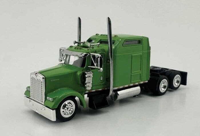 Kenworth W900 Sleeper Cab Tractor Only - Assembled -- Lime Green, HO, HO Logistics Replicas W90004