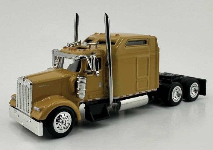 Kenworth W900 Sleeper Cab Tractor Only - Assembled -- Yellow, HO, HO Logistics Replicas W90010