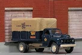 1952 Mercury Express Truck w/Canvas Cover - Resin Kit -- Unpainted - Includes Canadian Natio, HO, Sylvan Scale Models V2781