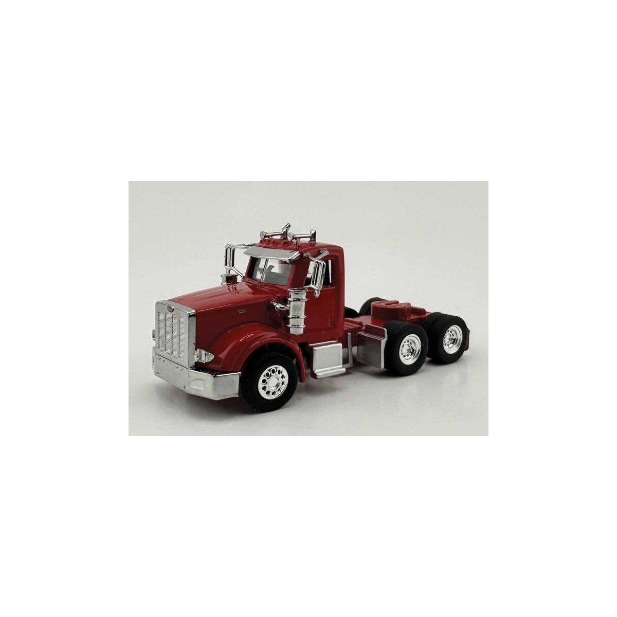 Peterbilt Day Cab Tractor Only - Assembled -- Red, HO, HO Logistics Replicas 36708