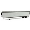 Great Dane 53′ Dry Van Trailer - Assembled -- White, Silver, HO, HO Logistics Replicas 158