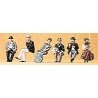1900s-Era Seated Passengers pkg(6), HO, Preiser Kg 12190