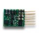 DZ126IP Series 6 Control Decoder for Z, N & HO -- 6-Pin Integrated Plug .36 x .42 x .13′ 9.0, All Scales, Digitrax DZ126IN