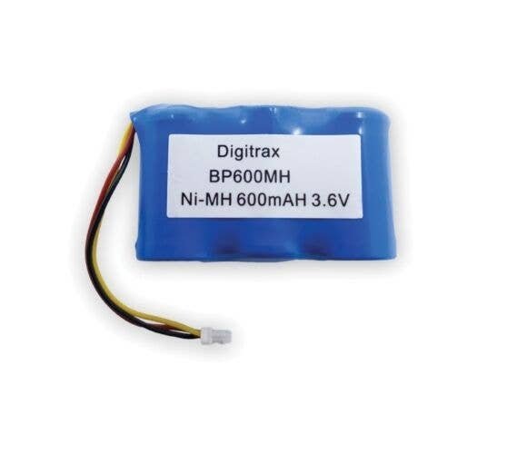 BP600MH Battery Pack for DT602 Series Throttles -- Nickel-Metal Hydride Cell, 600 Milliamp Hours, 3.6 , I, Digitrax BP600MH