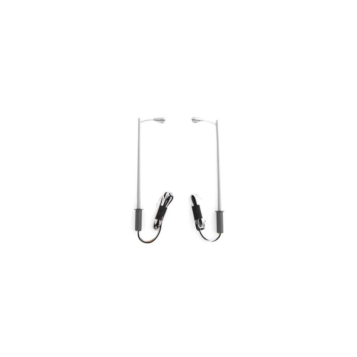 LED Streetlight 2-Pack -- Tear Drop Style, HO, Walthers SceneMaster 4803