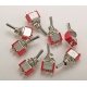 Miniature Single Pole, Single Throw SPST Toggle Switch -- On/Off 5-Amp 120V pkg(8), HO, Miniatronics Corp. 3620008