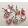 Miniature Single Pole, Single Throw SPST Toggle Switch -- On/Off 5-Amp 120V pkg(8), HO, Miniatronics Corp. 3620008