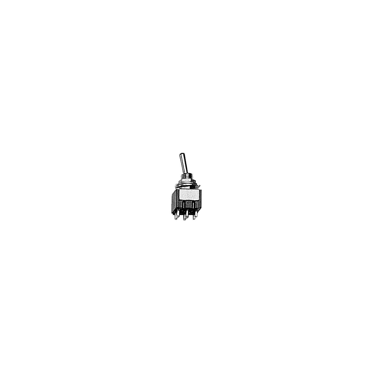 Miniature Toggle Switches -- DPDT 5Amp 120V Center Off pkg(4), All Scales, Miniatronics Corp. 3626004