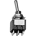 Miniature Toggle Switches -- DPDT 5Amp 120V Center Off pkg(4), All Scales, Miniatronics Corp. 3626004
