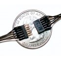 6-Pin 2 X 3 Array Mini Connector Set (1 Male, 1 Female) -- .312 x .075 x .244′ with, All Scales, Train Control Systems 1337