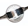 6-Pin 2 X 3 Array Mini Connector Set (1 Male, 1 Female) -- .312 x .075 x .244′ with, All Scales, Train Control Systems 1337