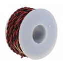 20 Gauge 2-Conductor Hookup Wire -- 25′ (black & red), All Scales, Wire Works 220100250