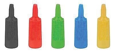 Low-Voltage Distribution Terminal (Plate) Plugs Only -- 3/32′ 2.5mm (6 Each: red, yellow, , All Scales, Faller Gmbh 180806