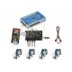 SmartSwitch(TM) Complete Set -- Programming Board and 4 Each: Servos, Toggle Switches, Cables, All Scales, Peco PLS100