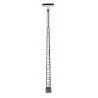 LED Flood Light -- Lattice Mast, Top Mount 14.5cm, Warm White pkg(3), HO, Faller Gmbh 180118