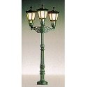 Historic Park Light -- Triple-Arm Upright, 3-1/2′ Height, HO, Brawa Modellspielwaren 5223