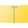 Modern Platform Double Lamp -- Green, White LEDs, 2-1/4 5.7cm′, N, Viessmann Modellspielwaren 6484