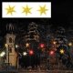 Illuminated Star -- Yellow pkg(3), HO, Busch Gmbh & Co Kg 5415