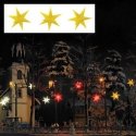 Illuminated Star -- Yellow pkg(3), HO, Busch Gmbh & Co Kg 5415