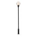 LED Park Light on Mast -- Adjustable height up to 2-7/16′ 7.1cm tall pkg(3), HO, Faller Gmbh 180104