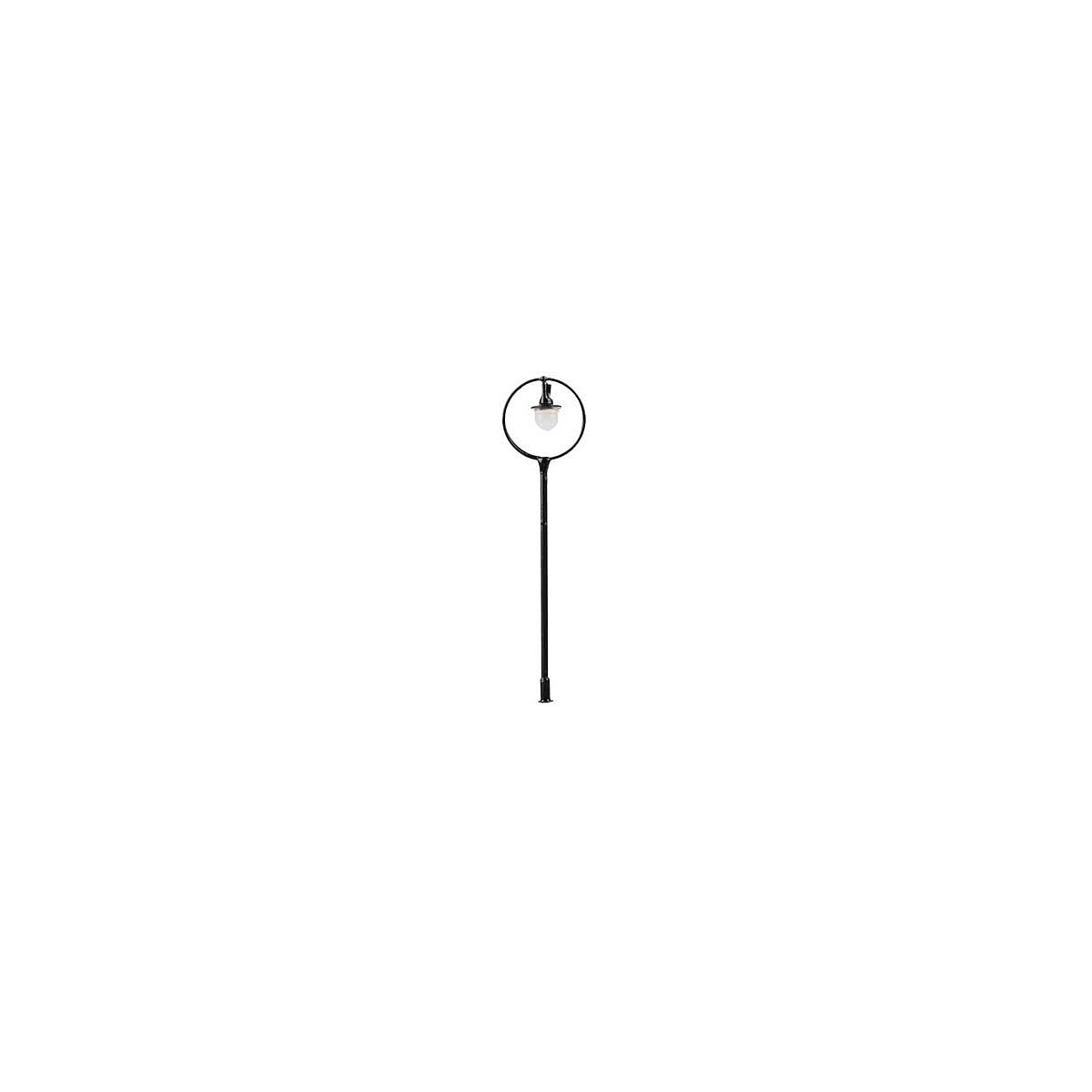 LED Suspended Ball Lamp Park Light on Mast -- Adjustable height up to 2-15/16′ 7.5cm tall pkg(3), HO, Faller Gmbh 180105