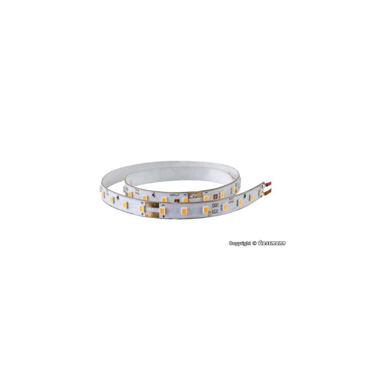 Self-Adhesive 24V LED Light Strips with Resistors 5/16′ .8cm Wide -- 2000K Wa, All Scales, Viessmann Modellspielwaren 5086