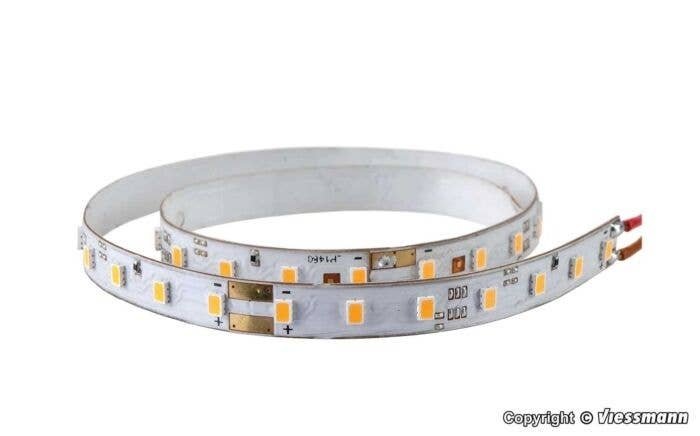 Self-Adhesive 24V LED Light Strips with Resistors 5/16′ .8cm Wide -- 2000K Wa, All Scales, Viessmann Modellspielwaren 5086