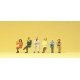 Pedestrians -- Seated Persons pkg(6), HO, Preiser Kg 14073
