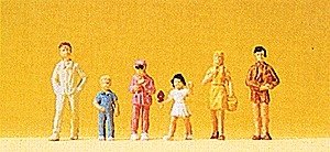 Pedestrians -- Children pkg(6), HO, Preiser Kg 14126