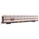 89′ Flatcar w/Tri-Level Shielded Auto Rack - Ready to Run -- Milwaukee Road 801583, TTKX Flatcar, HO, WalthersMainline 8318