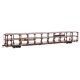 89′ Flatcar w/Tri-Level Open Auto Rack - Ready to Run -- Southern Pacific(TM) Rack St. Louis Sou, HO, WalthersMainline 8221