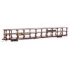 89′ Flatcar w/Tri-Level Open Auto Rack - Ready to Run -- Southern Pacific(TM) Rack St. Louis Sou, HO, WalthersMainline 8221