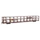 89′ Flatcar w/Tri-Level Open Auto Rack - Ready to Run -- Southern Pacific(TM) Rack St. Louis Sou, HO, WalthersMainline 8221