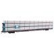 89′ Flatcar w/Tri-Level Shielded Auto Rack - Ready to Run -- Boston & Maine 908816, TTKX flatcar, HO, WalthersMainline 8301