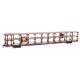 89′ Flatcar w/Tri-Level Open Auto Rack - Ready to Run -- Pennsylvania Railroad Rack Trailer-Trai, HO, WalthersMainline 8215