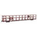 89′ Flatcar w/Tri-Level Open Auto Rack - Ready to Run -- Pennsylvania Railroad Rack Trailer-Trai, HO, WalthersMainline 8215