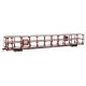 89′ Flatcar w/Tri-Level Open Auto Rack - Ready to Run -- Pennsylvania Railroad Rack Trailer-Trai, HO, WalthersMainline 8215