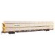 89′ Flatcar w/Tri-Level Shielded Auto Rack - Ready to Run -- Southern 962132, HO, WalthersMainline 8324