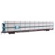 89′ Flatcar w/Tri-Level Shielded Auto Rack - Ready to Run -- Boston & Maine 908820, TTKX Flatcar, HO, WalthersMainline 8302