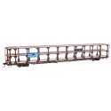 89′ Flatcar w/Tri-Level Open Auto Rack - Ready to Run -- Great Northern Rack Trailer-Train Flatc, HO, WalthersMainline 8210