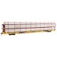 89′ Flatcar w/Tri-Level Shielded Auto Rack - Ready to Run -- Erie Lackawanna 850342, TTKX Flatca, HO, WalthersMainline 8316