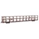 89′ Flatcar w/Tri-Level Open Auto Rack - Ready to Run -- Chicago, Burlington & Quincy / Trailer-, HO, WalthersMainline 8201