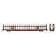 89′ Flatcar w/Bi-Level Open Auto Rack - Ready to Run -- Western Pacific 930222, HO, WalthersMainline 8045