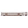 89′ Flatcar w/Bi-Level Open Auto Rack - Ready to Run -- Western Pacific 930222, HO, WalthersMainline 8045